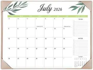 Desk Calendar 2026-2027 with Desk Mat 22" x 17" Large Desk Pad Calendar Runs from July 2026 to December 2027, Office Supplies Desktop Monthly Calendar for Home & Office Desk Calendar 2026-2027 with Desk Mat 22" x 17" Large Desk Pad Calendar Runs from July 2026 to December 2027, Office Supplies Desktop Monthly Calendar for Home & Office