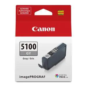 PFI-5100 Genuine Gray Ink Tank, Compatible with ImagePROGRAF PRO-310 Printers PFI-5100 Genuine Gray Ink Tank, Compatible with ImagePROGRAF PRO-310 Printers
