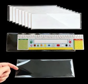 36pcs 9.3 * 3.3" Thicken 5.5 mil (0.14mm) Nameplate Pockets, Plastic Self Adhesive Name Tag Sleeves for Classroom Desk, Fit for Size 9"x3" Students Desk Name Tags 36pcs 9.3 * 3.3" Thicken 5.5 mil (0.14mm) Nameplate Pockets, Plastic Self Adhesive Name Tag Sleeves for Classroom Desk, Fit for Size 9"x3" Students Desk Name Tags