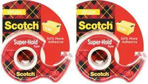 Super-Hold Wide Tape, 1 Roll, 50% More Adhesive, Trusted Favorite, 1.5 x 650 in (198W) (Pack of 2) Super-Hold Wide Tape, 1 Roll, 50% More Adhesive, Trusted Favorite, 1.5 x 650 in (198W) (Pack of 2)