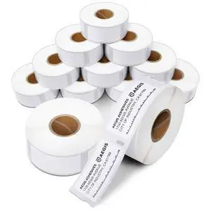 Replacement for DYMO 30336 (12 Rolls, 6000 Labels) 1" X 2 1/8" Direct Thermal Barcode and Address Labels - Compatible With LabelWriter 450, 450 Turbo, 4XL (NOT 550, 5XL) Replacement for DYMO 30336 (12 Rolls, 6000 Labels) 1" X 2 1/8" Direct Thermal Barcode and Address Labels - Compatible With LabelWriter 450, 450 Turbo, 4XL (NOT 550, 5XL)