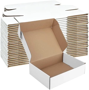 11x8x3 Inches Shipping Boxes Set of 25, White Corrugated Cardboard Boxes, Mailer Boxes for Small Business 11x8x3 Inches Shipping Boxes Set of 25, White Corrugated Cardboard Boxes, Mailer Boxes for Small Business