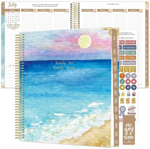 2026-2027 Hardcover Academic Year Goal & Vision Planner (July 2026 - July 2027) - 13 Months - Monthly & Weekly Calendar Agenda Organizer - 7.5" x 9" - Coastal Calm 2026-2027 Hardcover Academic Year Goal & Vision Planner (July 2026 - July 2027) - 13 Months - Monthly & Weekly Calendar Agenda Organizer - 7.5" x 9" - Coastal Calm