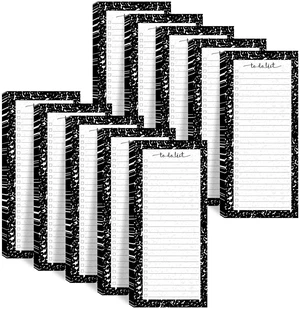 10 Pack 500 Sheets to Do List Notes Daily Checklist Notepad with 50 Sheets Undated Memo Pad Color Block Shopping List Weekly Plan Notepad Organizer Planners(Black,Marble) 10 Pack 500 Sheets to Do List Notes Daily Checklist Notepad with 50 Sheets Undated Memo Pad Color Block Shopping List Weekly Plan Notepad Organizer Planners(Black,Marble)