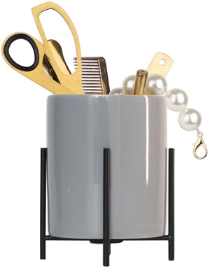 Grey Pen cup,Pencil Holders Pen Holders Desk Accessories for Women Desk Grey Pen cup,Pencil Holders Pen Holders Desk Accessories for Women Desk