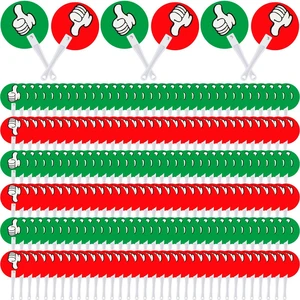 150 Pack Thumbs up Thumbs Down Classroom Voting Paddles Handy Teacher Classroom Event Supplies, Green Red Yes or No Paddles, True False Sign for Student, Interactive Learning Tool 150 Pack Thumbs up Thumbs Down Classroom Voting Paddles Handy Teacher Classroom Event Supplies, Green Red Yes or No Paddles, True False Sign for Student, Interactive Learning Tool