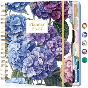 18 Month Planner 2026-2027 Weekly Monthly Hardcover Gift for Women 100GSM No-Bleed Paper, Spiral Hardcover, Laminated Tabs, Pocket, Stickers - Academic Family Calendar Planner for Women Mom 18 Month Planner 2026-2027 Weekly Monthly Hardcover Gift for Women 100GSM No-Bleed Paper, Spiral Hardcover, Laminated Tabs, Pocket, Stickers - Academic Family Calendar Planner for Women Mom