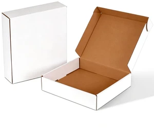 25 Pack 13x10x2 Inch White Shipping Boxes, Corrugated Cardboard Mailer Boxes for Small Business Packaging, Easy-to-Fold Design for Mailing, Gift Wrapping, and Everyday Organizing 25 Pack 13x10x2 Inch White Shipping Boxes, Corrugated Cardboard Mailer Boxes for Small Business Packaging, Easy-to-Fold Design for Mailing, Gift Wrapping, and Everyday Organizing