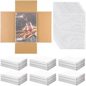 30 Pack Comic Book Mailers,White,7.8 X 11 X 1.2 Inch with 30 Bubble Bags, Easy Fold Shipping Boxes, Height Adjustable, for Mailing Comic Book Photos Collectibles 30 Pack Comic Book Mailers,White,7.8 X 11 X 1.2 Inch with 30 Bubble Bags, Easy Fold Shipping Boxes, Height Adjustable, for Mailing Comic Book Photos Collectibles