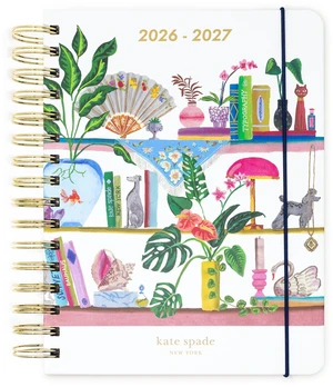 17-Month Large 2026-2027 Planner, Bookshelf 8.5" x 7.25" Hardcover Agenda with Monthly & Weekly Layouts, Goal Tracker, Vacation Pages, Stickers, Tabs & Elastic Closure 17-Month Large 2026-2027 Planner, Bookshelf 8.5" x 7.25" Hardcover Agenda with Monthly & Weekly Layouts, Goal Tracker, Vacation Pages, Stickers, Tabs & Elastic Closure
