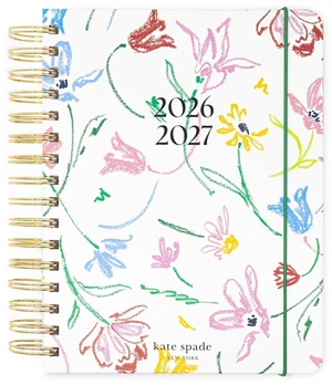 17-Month Large 2026-2027 Planner, Joyful Garden 8.5" x 7.25" Hardcover Agenda with Monthly & Weekly Layouts, Goal Tracker, Vacation Pages, Stickers, Tabs & Elastic Closure 17-Month Large 2026-2027 Planner, Joyful Garden 8.5" x 7.25" Hardcover Agenda with Monthly & Weekly Layouts, Goal Tracker, Vacation Pages, Stickers, Tabs & Elastic Closure