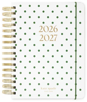 17-Month Large 2026-2027 Planner, Lexington Dot 8.5" x 7.25" Hardcover Agenda with Monthly & Weekly Layouts, Goal Tracker, Vacation Pages, Stickers, Tabs & Elastic Closure 17-Month Large 2026-2027 Planner, Lexington Dot 8.5" x 7.25" Hardcover Agenda with Monthly & Weekly Layouts, Goal Tracker, Vacation Pages, Stickers, Tabs & Elastic Closure