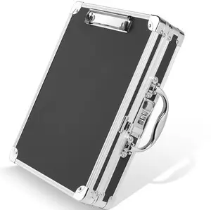 Combination Lock Clipboard with Storage, Heavy Duty Metal Storage Clipboard, Aluminum Locking Case Box with Handle - Holds Letter Size Paper, Organizer 12.6 x 9.6 inch Combination Lock Clipboard with Storage, Heavy Duty Metal Storage Clipboard, Aluminum Locking Case Box with Handle - Holds Letter Size Paper, Organizer 12.6 x 9.6 inch