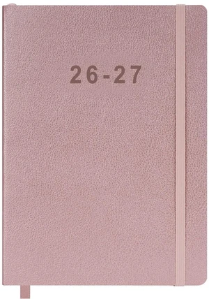 26-27 Academic Planner - Weekly and Monthly Planner, Jul 2026 - Jun 2027, Vegan Leather Cover, Elastic Closure, 7x9.25, Rose Gold 26-27 Academic Planner - Weekly and Monthly Planner, Jul 2026 - Jun 2027, Vegan Leather Cover, Elastic Closure, 7x9.25, Rose Gold