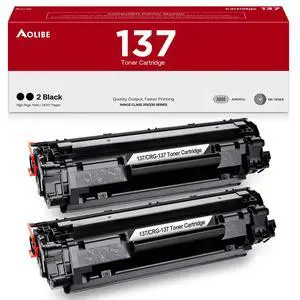 137 Compatible Black Toner Cartridge Replacement for Canon 137 Toner Cartridge, Use for MF232w, MF242dw, MF212w, MF216n, MF217w, MF244dw, MF247dw, MF249dw, MF227dw Printers, 2-Pack 137 Compatible Black Toner Cartridge Replacement for Canon 137 Toner Cartridge, Use for MF232w, MF242dw, MF212w, MF216n, MF217w, MF244dw, MF247dw, MF249dw, MF227dw Printers, 2-Pack