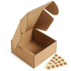 Small Shipping Boxes 4x4x2 Inches - 50 Pack Brown Corrugated Cardboard boxes for Packaging Small Business, Mailer Box Small Shipping Boxes 4x4x2 Inches - 50 Pack Brown Corrugated Cardboard boxes for Packaging Small Business, Mailer Box
