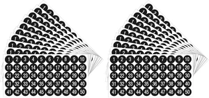 10 Sheets 1 to 50 Small Number Stickers for Classroom Vinyl Consecutive Number Stickers Self Adhesive Waterproof Decal Labels for School Inventory Classification (Pack of 2) 10 Sheets 1 to 50 Small Number Stickers for Classroom Vinyl Consecutive Number Stickers Self Adhesive Waterproof Decal Labels for School Inventory Classification (Pack of 2)