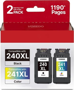 PG-240XL/CL-241XL Ink Cartridges for Canon 240XL 241XL Combo Pack Compatible with Canon PIXMA MG3620 MG3600 MG3520 TS5100 TS5120 MG3120 MG3520 MX472 MX452 MX512 MX532 Printer (2 Pack) PG-240XL/CL-241XL Ink Cartridges for Canon 240XL 241XL Combo Pack Compatible with Canon PIXMA MG3620 MG3600 MG3520 TS5100 TS5120 MG3120 MG3520 MX472 MX452 MX512 MX532 Printer (2 Pack)