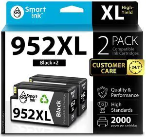 Compatible Ink Cartridges Replacement for HP 952XL HP 952 XL (2 Black Combo Pack) to use with HP Printer OfficeJet Pro 8710 7740 8720 8715 8210 7720 8740 8725 8700 OfficeJet 8702 Compatible Ink Cartridges Replacement for HP 952XL HP 952 XL (2 Black Combo Pack) to use with HP Printer OfficeJet Pro 8710 7740 8720 8715 8210 7720 8740 8725 8700 OfficeJet 8702