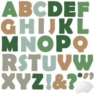 154 PCS 7" Bulletin Board Letters Green Eucalyptus Classroom Decorations Large Sage Green Letters Combo Pack Set for Bulletin Board Display Home School Classroom Decor 154 PCS 7" Bulletin Board Letters Green Eucalyptus Classroom Decorations Large Sage Green Letters Combo Pack Set for Bulletin Board Display Home School Classroom Decor