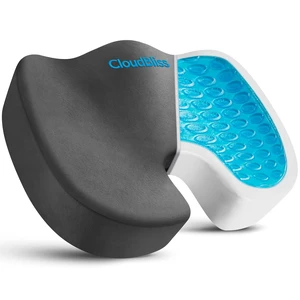 Gel Memory Foam Seat Cushion for Long Sitting, X-Large, Grey Gel Chair Pad for Tailbone, Coccyx, Sciatica, Soft Suede Cover, Non-Slip, Washable Mesh, for office, home, car Gel Memory Foam Seat Cushion for Long Sitting, X-Large, Grey Gel Chair Pad for Tailbone, Coccyx, Sciatica, Soft Suede Cover, Non-Slip, Washable Mesh, for office, home, car