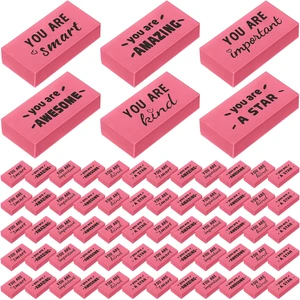 180 Pcs Inspirational Erasers,Motivational,Pink Bulk Pencil Erasers, 6 Motivational Designs, Classroom Rewards Drawing Supplies, Back to School Teacher Essentials 180 Pcs Inspirational Erasers,Motivational,Pink Bulk Pencil Erasers, 6 Motivational Designs, Classroom Rewards Drawing Supplies, Back to School Teacher Essentials