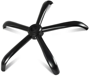 Heavy Duty Office Chair Base Replacement, 2500 Lbs, 28"(70 cm), Metal Desk Chair Base Replacement Parts with Universal Gas Cylinder Hole and Casters Sockets, Matte Black Heavy Duty Office Chair Base Replacement, 2500 Lbs, 28"(70 cm), Metal Desk Chair Base Replacement Parts with Universal Gas Cylinder Hole and Casters Sockets, Matte Black
