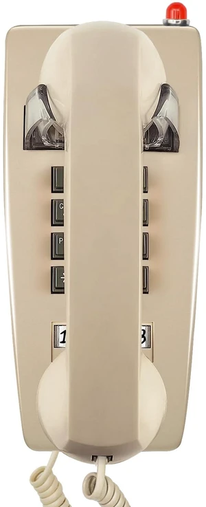 Retro Wall Phones for Landline with Mechanical Ringer Corded Telephone Wall Mounted with Indicator Waterproof Old Style Landline Phones for Home Kitchen, Beige Retro Wall Phones for Landline with Mechanical Ringer Corded Telephone Wall Mounted with Indicator Waterproof Old Style Landline Phones for Home Kitchen, Beige