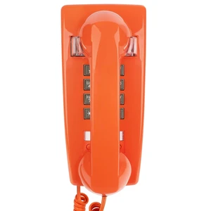 Retro Wall Phones for Landline with Loud Mechanical Ringing Vintage Wall Mount Phone with Volume Adjustable Old Fashioned Corded Telephone for Kitchen Home School Hotel Office, Orange Retro Wall Phones for Landline with Loud Mechanical Ringing Vintage Wall Mount Phone with Volume Adjustable Old Fashioned Corded Telephone for Kitchen Home School Hotel Office, Orange