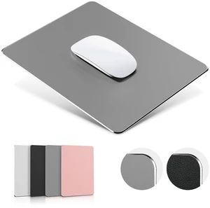 Metal Aluminum Mouse Pad for Magic Mouse & Pro/Air 9.05" x7.08 Gray Office and Gaming Thin Hard Mouse Mat Double Sided Waterproof Fast and Accurate Control Mousepad for Laptop, Computer and PC Metal Aluminum Mouse Pad for Magic Mouse & Pro/Air 9.05" x7.08 Gray Office and Gaming Thin Hard Mouse Mat Double Sided Waterproof Fast and Accurate Control Mousepad for Laptop, Computer and PC