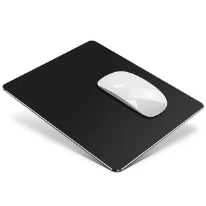 Metal Aluminum Mouse Pad, Office and Gaming Thin Hard Mouse Mat Double Sided Waterproof Fast and Accurate Control Mousepad for Laptop, Computer and PC,9.45 X 7.87 Inch,Black Metal Aluminum Mouse Pad, Office and Gaming Thin Hard Mouse Mat Double Sided Waterproof Fast and Accurate Control Mousepad for Laptop, Computer and PC,9.45 X 7.87 Inch,Black