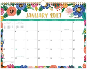 2027 Calendar - Wall Calendar 2027, 14.8'' x 11.5'' Jan. 2027 - Dec. 2027, Large Blocks, 2027 Wall Calendars with Julian Dates, Thick Paper 2027 Calendar - Wall Calendar 2027, 14.8'' x 11.5'' Jan. 2027 - Dec. 2027, Large Blocks, 2027 Wall Calendars with Julian Dates, Thick Paper