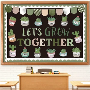 Plant Bulletin Board Set Let's Grow Together Cutout Greenery Classroom Decor Let's Grow Together Potted Tree Paper Cutout Back to School Door Wall Elementary Preschool Teacher Plant Bulletin Board Set Let's Grow Together Cutout Greenery Classroom Decor Let's Grow Together Potted Tree Paper Cutout Back to School Door Wall Elementary Preschool Teacher