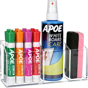 Magnetic Marker Holder for Whiteboard, Fridge, Teacher Must Have Acrylic Magnet Dry Erase Pen Holder for Refrigeator, Anti-slip Pencil Holder for Classroom, Locker Organizer Accessories Magnetic Marker Holder for Whiteboard, Fridge, Teacher Must Have Acrylic Magnet Dry Erase Pen Holder for Refrigeator, Anti-slip Pencil Holder for Classroom, Locker Organizer Accessories