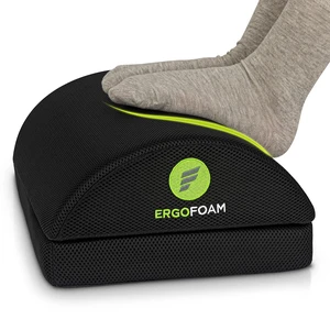 Foot Rest for Under Desk at Work - Chiropractor Endorsed 2in1 Adjustable Premium Under Desk Footrest - Ergonomic Desk Foot Rest with High-Density Compression-Resistant Soft Foam (Black, Mesh) Foot Rest for Under Desk at Work - Chiropractor Endorsed 2in1 Adjustable Premium Under Desk Footrest - Ergonomic Desk Foot Rest with High-Density Compression-Resistant Soft Foam (Black, Mesh)