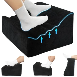 Under Desk Foot Rest, Ergonomic Foot Stool for Office and Home (Black) Under Desk Foot Rest, Ergonomic Foot Stool for Office and Home (Black)