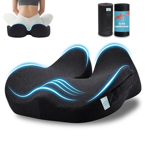 Seat Cushion,Ergonomic Chair Cushions for Sit Bone Tailbone Pain Relief,Sciatica & Back Support,Memory Foam Butt Pillow for Office,Car,Home,Gaming,Wheelchair Seat Cushion,Ergonomic Chair Cushions for Sit Bone Tailbone Pain Relief,Sciatica & Back Support,Memory Foam Butt Pillow for Office,Car,Home,Gaming,Wheelchair