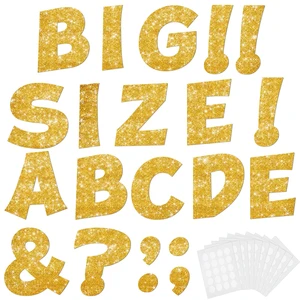 154 Pcs Large 7" Glitter Bulletin Board Letters for Classroom Cut Out Letters for Bulletin Board Decorations, Poster Board Letters Alphabet Cutouts for Classroom Wall Decor (Yellow) 154 Pcs Large 7" Glitter Bulletin Board Letters for Classroom Cut Out Letters for Bulletin Board Decorations, Poster Board Letters Alphabet Cutouts for Classroom Wall Decor (Yellow)