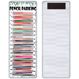 Pencil Parking Pocket Chart, Classroom Wall Organizer, Fresh Hanging Pencil Dispenser Holder, 32 Numbered Clear Slots, Magnetic Strip & Grommets, Student Back to School Supplies Pencil Parking Pocket Chart, Classroom Wall Organizer, Fresh Hanging Pencil Dispenser Holder, 32 Numbered Clear Slots, Magnetic Strip & Grommets, Student Back to School Supplies