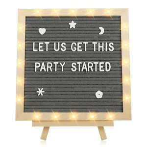 10×10" Light up Felt Letter Board with Changeable Letters & Tripod Custom Message Sign, Will You Be My Girlfriend/Baby Announcement/Pregnancy/Birthday/Halloween Decor, Grey 10×10" Light up Felt Letter Board with Changeable Letters & Tripod Custom Message Sign, Will You Be My Girlfriend/Baby Announcement/Pregnancy/Birthday/Halloween Decor, Grey