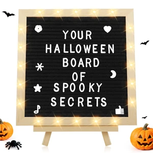 10×10" Light up Felt Letter Board with Changeable Letters & Tripod Custom Message Sign, Will You Be My Girlfriend/Baby Announcement/Pregnancy/Birthday/Halloween Decor, Black 10×10" Light up Felt Letter Board with Changeable Letters & Tripod Custom Message Sign, Will You Be My Girlfriend/Baby Announcement/Pregnancy/Birthday/Halloween Decor, Black