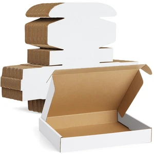 13x10x2 Shipping Boxes Medium for Small Business, 30 Pack, White Quick Fold Cardboard Boxes, Tab Locking Shoe Boxes for Shipping, Easy Assemble Mailing Boxes, Shape Well Boxes for Packaging 13x10x2 Shipping Boxes Medium for Small Business, 30 Pack, White Quick Fold Cardboard Boxes, Tab Locking Shoe Boxes for Shipping, Easy Assemble Mailing Boxes, Shape Well Boxes for Packaging