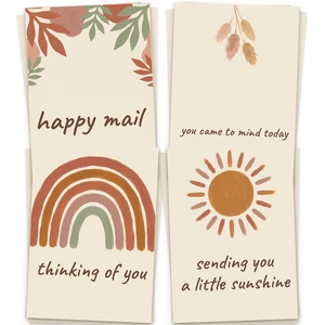 24 Thinking of You Cards with Envelopes - 24 Unique Modern Boho Designs, Warm Earth Tones, Short Starter Line Inside, Just Because Assortment 24 Thinking of You Cards with Envelopes - 24 Unique Modern Boho Designs, Warm Earth Tones, Short Starter Line Inside, Just Because Assortment