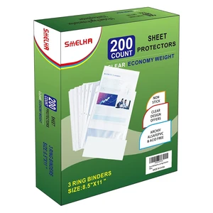 Sheet Protectors 200 Page,Page Protector 8.5" x 11" Upgraded Clear Plastic Page Protectors,for 3 Ring Binder, Top Loading Paper Protector with Reinforced Holes,Holds Multiple SheetsLetter Size Sheet Protectors 200 Page,Page Protector 8.5" x 11" Upgraded Clear Plastic Page Protectors,for 3 Ring Binder, Top Loading Paper Protector with Reinforced Holes,Holds Multiple SheetsLetter Size
