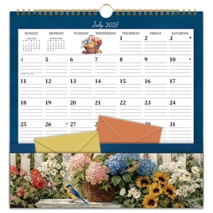 2027 Calendar - 2027 Wall Calendar with Pocket January 2027 to December 2027, 12'' x 12'' Monthly Calendars for Home, Office, School 2027 Calendar - 2027 Wall Calendar with Pocket January 2027 to December 2027, 12'' x 12'' Monthly Calendars for Home, Office, School