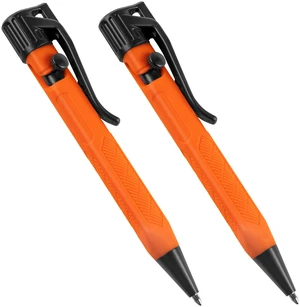 Weatherproof Orange Mini Bolt-Action Pen - Black Ink, 2 Pack (No. OR20-2) Weatherproof Orange Mini Bolt-Action Pen - Black Ink, 2 Pack (No. OR20-2)