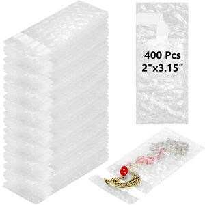 Bubble Bags Double Bubble Pouches, 2 x 3.15 Inch, 400 Pcs Clear Protective Pouches, Thickening Shockproof Design, Self Seal Cushion Wrap for Packing Storage Moving Fragile Bubble Bags Double Bubble Pouches, 2 x 3.15 Inch, 400 Pcs Clear Protective Pouches, Thickening Shockproof Design, Self Seal Cushion Wrap for Packing Storage Moving Fragile
