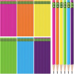 60 Pcs HB Pencils #2 Unsharpened Wood, Rainbow Color, Green Wood Cased with Pink Eraser, HB Graphite for School Exam Office, Blank Bulk Sketching Learning, Great Students Kids Adults 60 Pcs HB Pencils #2 Unsharpened Wood, Rainbow Color, Green Wood Cased with Pink Eraser, HB Graphite for School Exam Office, Blank Bulk Sketching Learning, Great Students Kids Adults