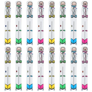 32 Pcs Spaceman Writing Spacers Spacing Tool for Students Handwriting Practice Aid Helps Children Learn Proper Word Placement, Classroom Management Supply, Reading Tool, 4 Colors 32 Pcs Spaceman Writing Spacers Spacing Tool for Students Handwriting Practice Aid Helps Children Learn Proper Word Placement, Classroom Management Supply, Reading Tool, 4 Colors
