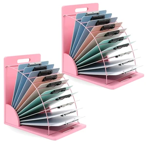 2 Pack Clipboard Holder - 12 Layer Clipboard Storage Rack Wooden Clipboards Organizer With Sturdy Metal Shelf for Classroom Office Desk Essentials Supplies Workshop Teacher Must Haves 2 Pack Clipboard Holder - 12 Layer Clipboard Storage Rack Wooden Clipboards Organizer With Sturdy Metal Shelf for Classroom Office Desk Essentials Supplies Workshop Teacher Must Haves